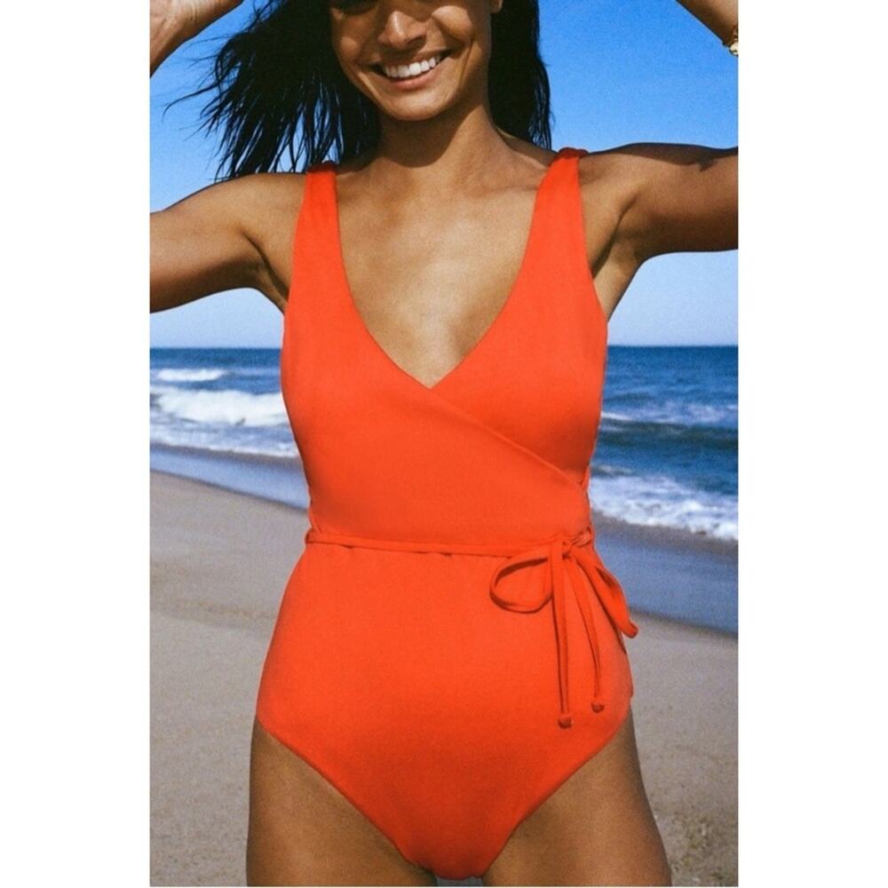 NWT Andie The Belmar One-Piece Swimsuit in Siren sz M
